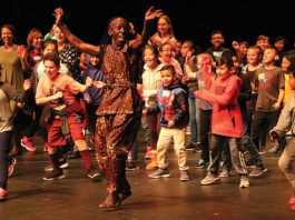 Photo: Dance Around the World packs Mello Center