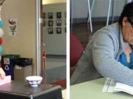 Voters flock to the polling stations, many for the first time