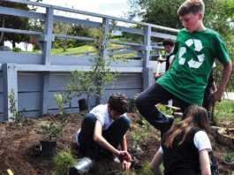 Salesian students work to protect ocean