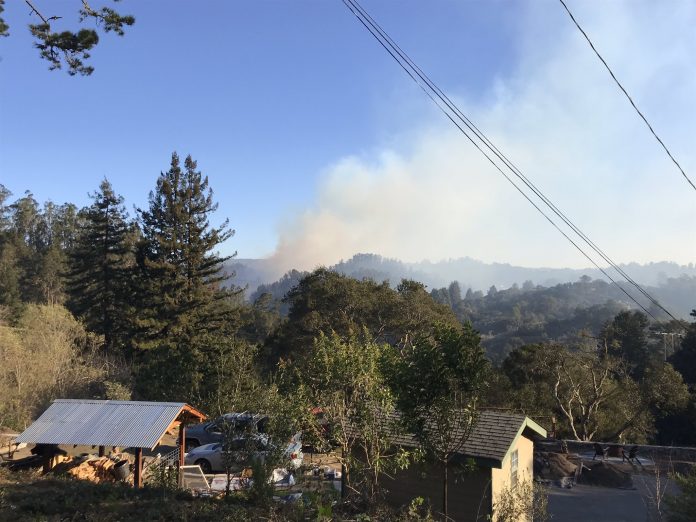 Santa Cruz county winds fires