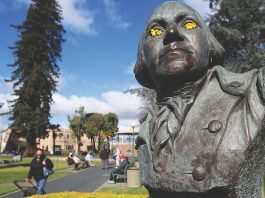 Washington statue Watsonville City Plaza