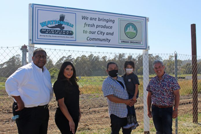 watsonville airport urban organics farm