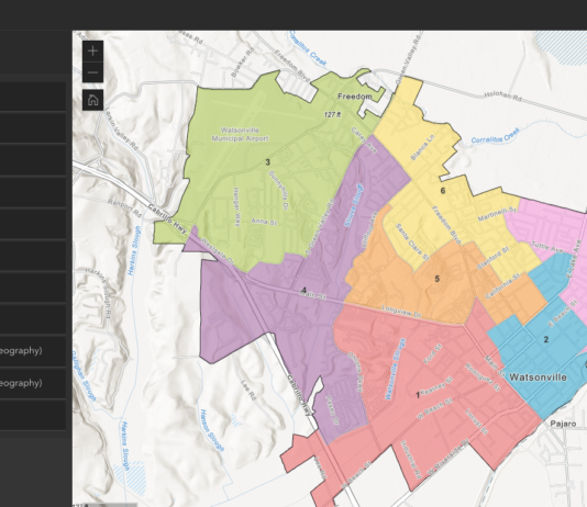 Watsonville redistricting committee probes draft maps, incumbency rules Watsonville redistricting