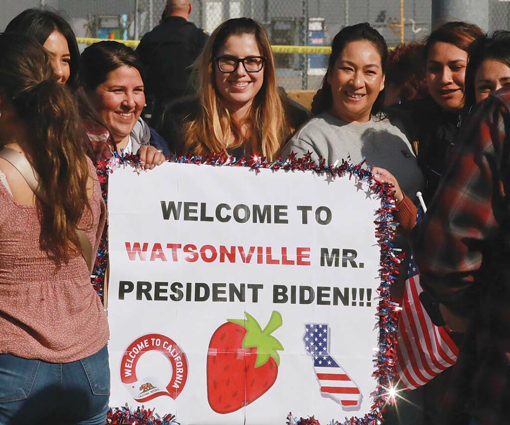 watsonville municipal airport joe biden