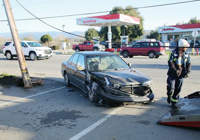 freedom boulevard crash utility pole