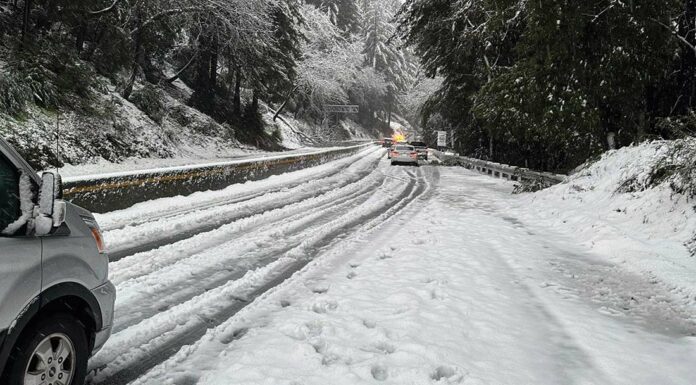 highway 17 snow