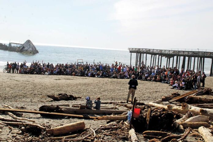 cement concrete ship seacliff state beach