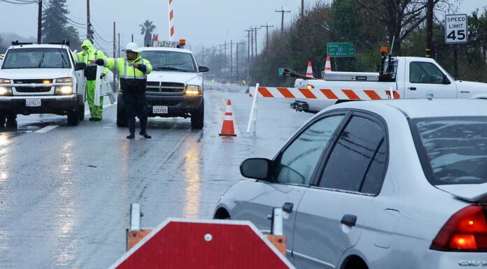 east lake avenue flooding road closure