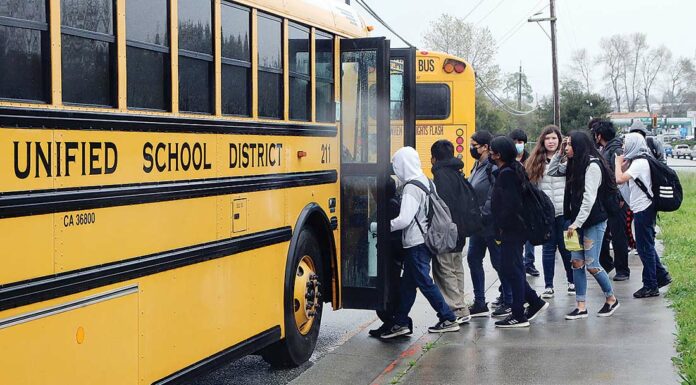 pajaro lakeview middle school students bus