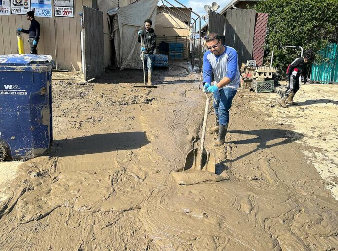 pajaro flood mud cleanup