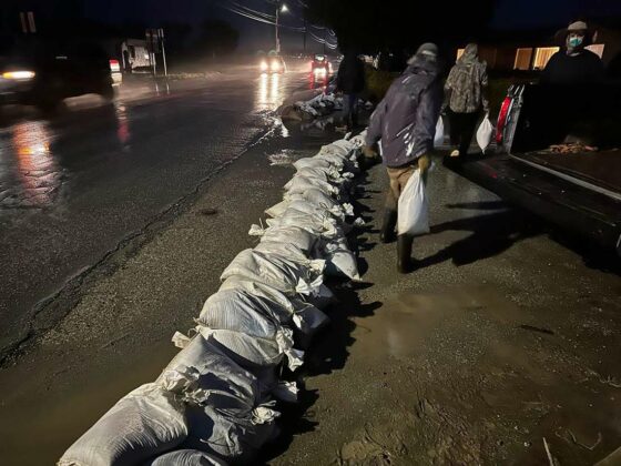 holohan road laken drive sandbags flooding