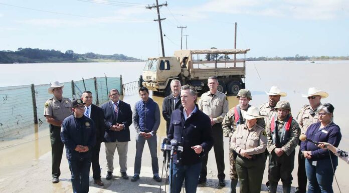 gavin newsom pajaro flood