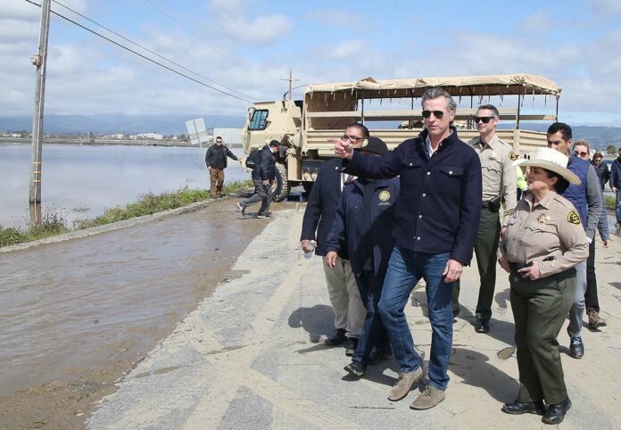 gavin newsom pajaro flood