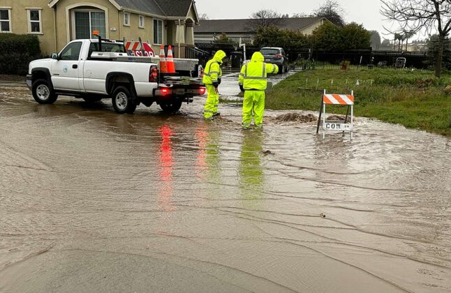 almond drive flooding