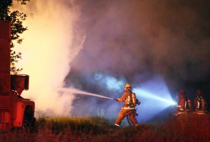 riverside road garage fire