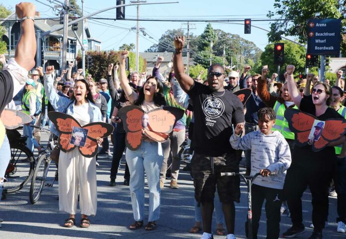 juneteenth march santa cruz