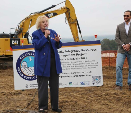 PVWMA kicks off water supply project zoe lofgren brian lockwood pajaro valley water college lake