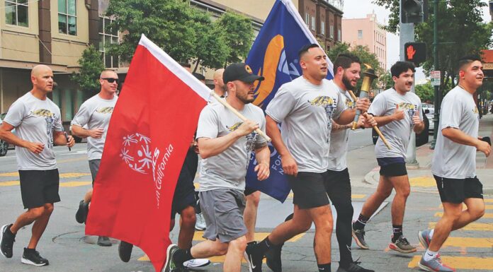 special olympics torch run Watsonville police