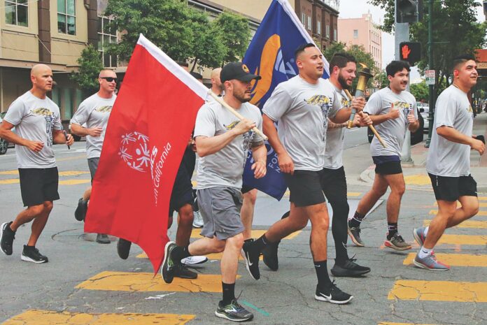 special olympics torch run Watsonville police