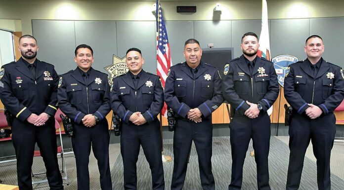 watsonville police department new officers