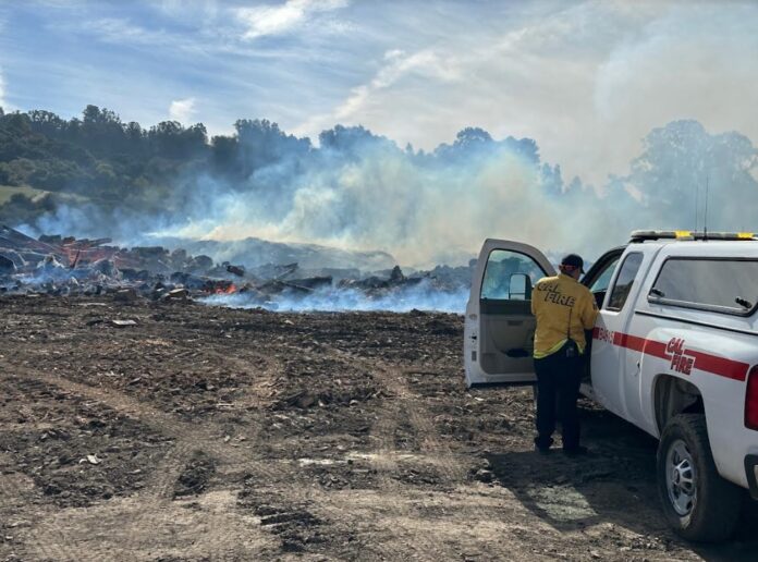 aromas quarry road fire