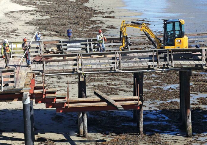 capitola wharf repairs