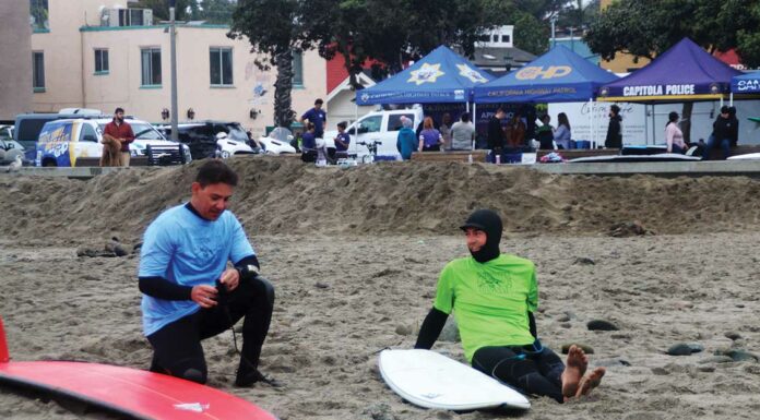 First Responder Surf Contest capitola beach