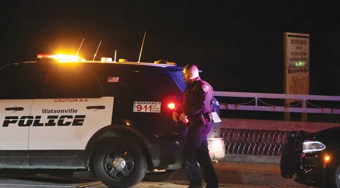 pajaro levee river bridge watsonville police