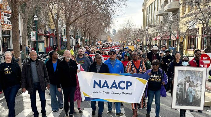 martin luther king jr day march santa cruz