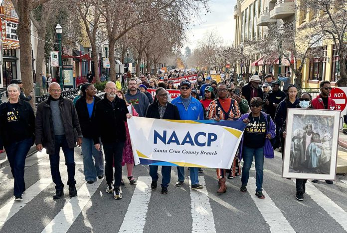 martin luther king jr day march santa cruz