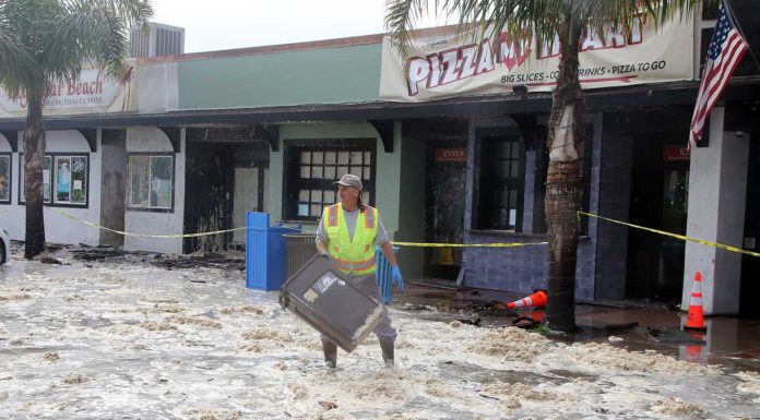 capitola village high surf flooding