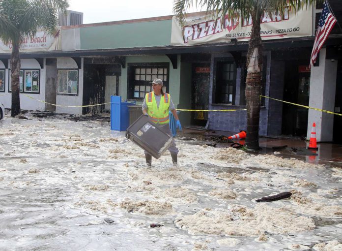 capitola village high surf flooding