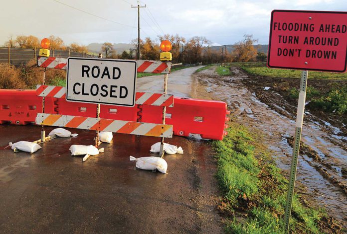 murphy road closed pajaro river