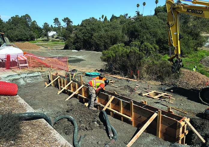Struve Slough wetlands work