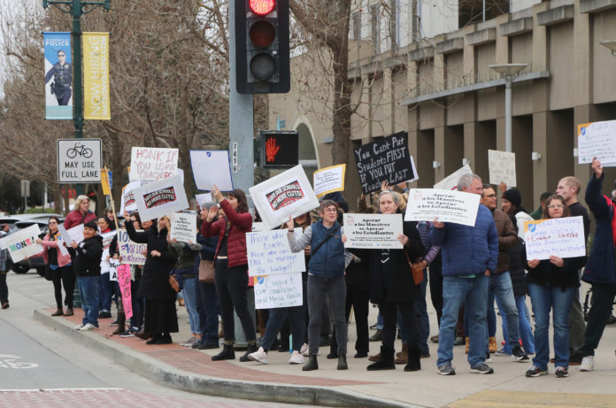 PVUSD teacher protest