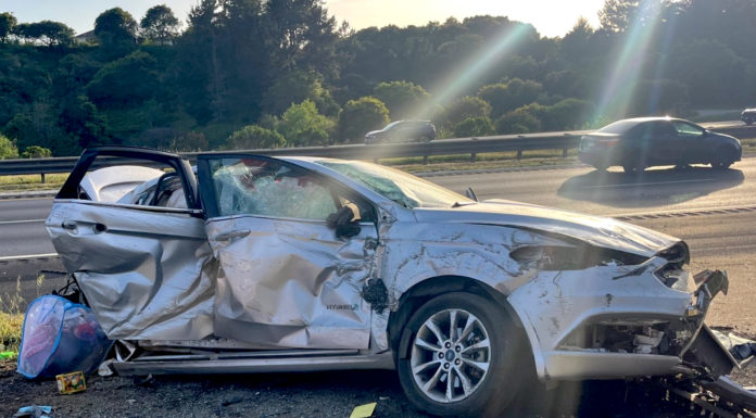 Woman seriously injured in crash