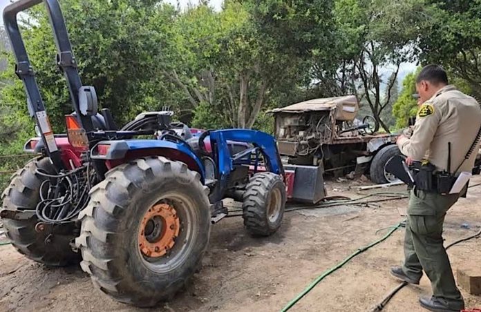 stolen tractor bust