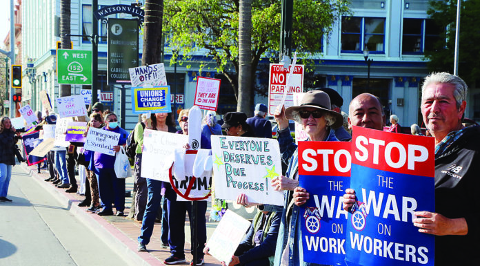 Protesters hit the streets for May Day