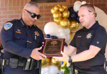 Outgoing Chief Zamora celebrated